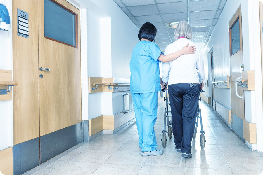 Gewerbliche oder institutionelle Nutzung: Krankenhäuser, Pflegeheime, Rehabilitationszentren usw.