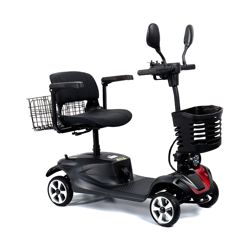 YL-07 4 Radweg faltbare elektrische Mobilitätsroller mit Korb mit Korb