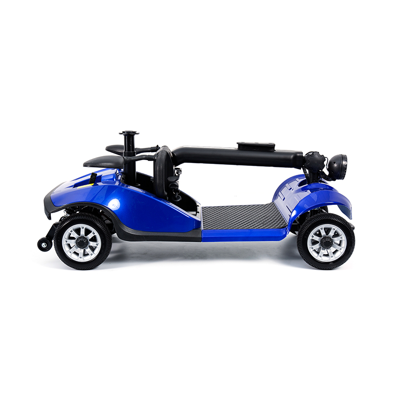 YL-09B Falten Sie 4-Rad-Leichtmobilitätsroller mit Korb mit Korb