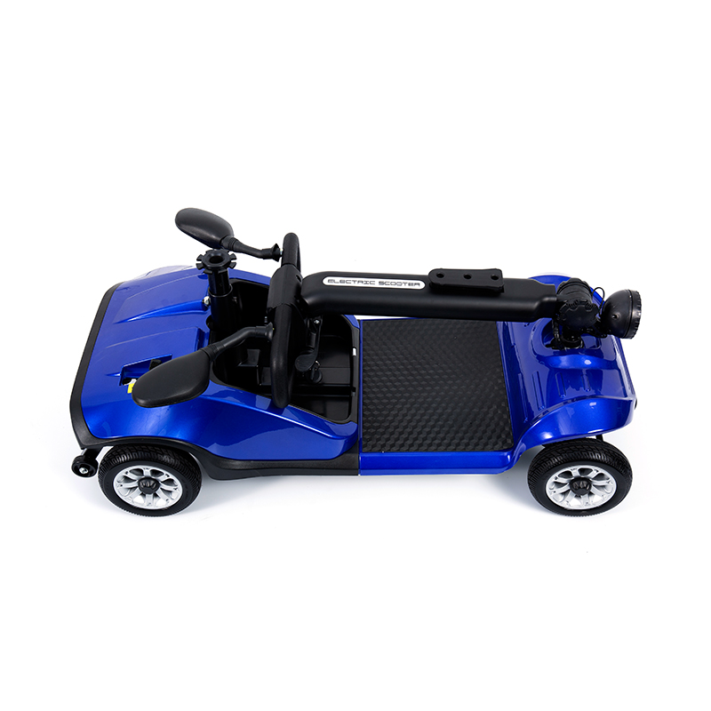 YL-09B Falten Sie 4-Rad-Leichtmobilitätsroller mit Korb mit Korb