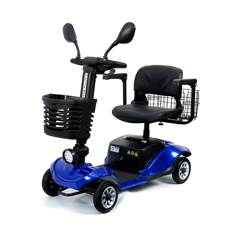 YL-09B Falten Sie 4-Rad-Leichtmobilitätsroller mit Korb mit Korb