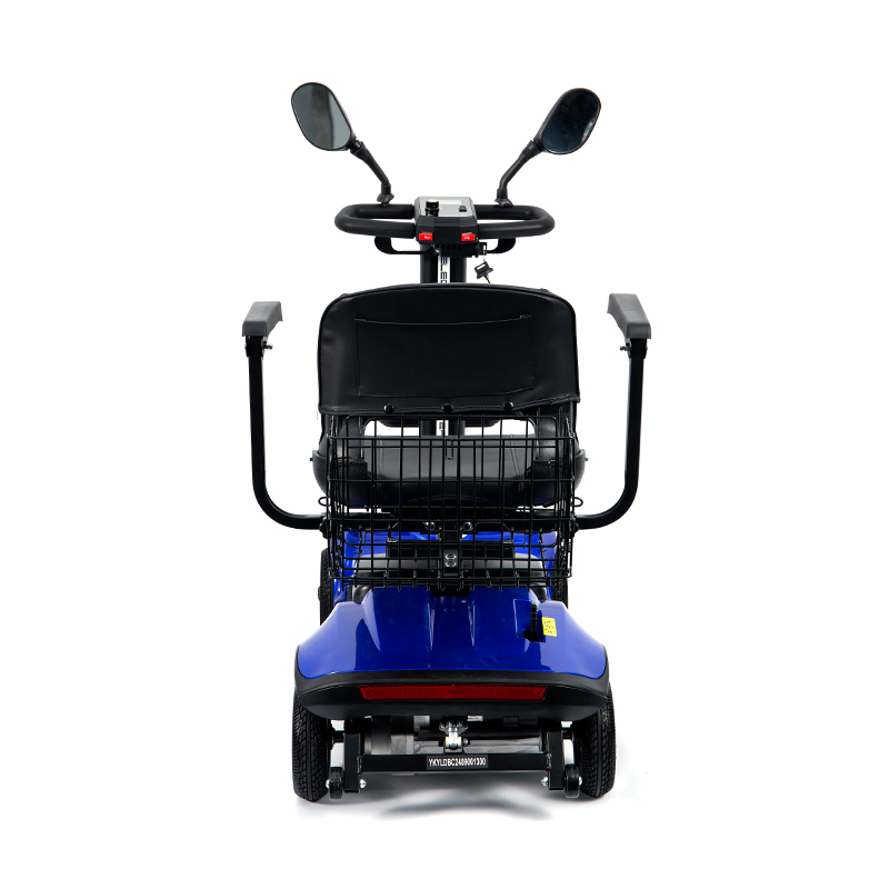 YL-09B Falten Sie 4-Rad-Leichtmobilitätsroller mit Korb mit Korb