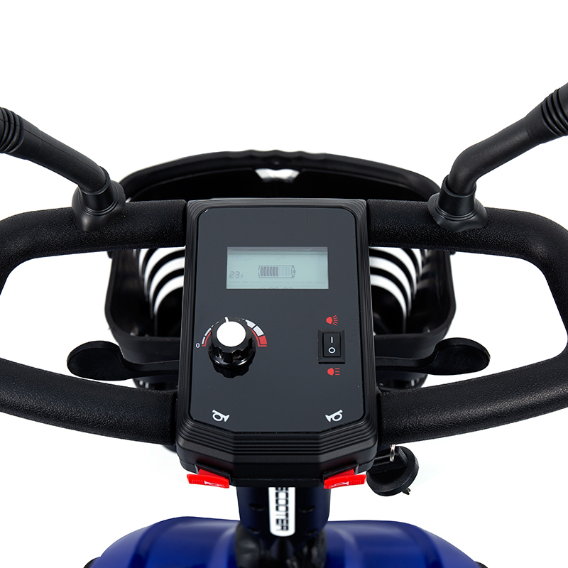 YL-09B Falten Sie 4-Rad-Leichtmobilitätsroller mit Korb mit Korb