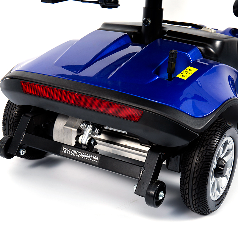 YL-09B Falten Sie 4-Rad-Leichtmobilitätsroller mit Korb mit Korb