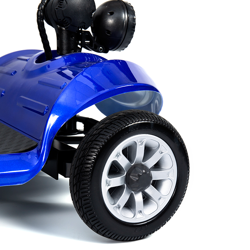 YL-09B Falten Sie 4-Rad-Leichtmobilitätsroller mit Korb mit Korb