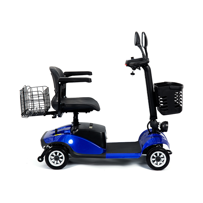 YL-09B Falten Sie 4-Rad-Leichtmobilitätsroller mit Korb mit Korb