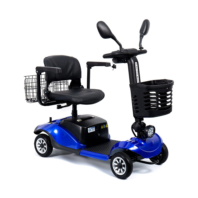 YL-09B Falten Sie 4-Rad-Leichtmobilitätsroller mit Korb mit Korb