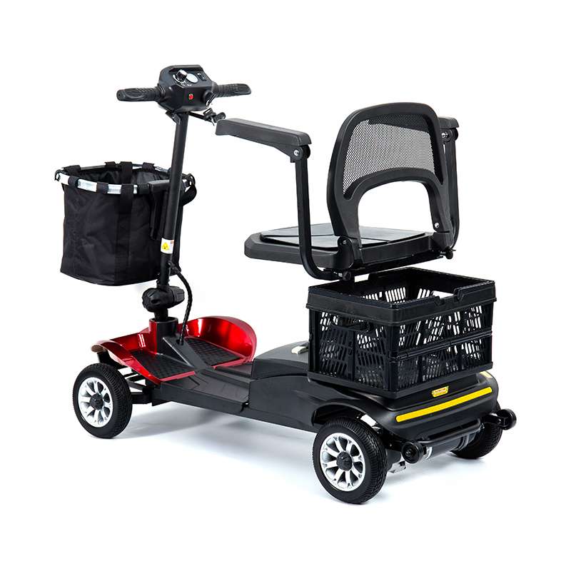YL-02 Leichtes 4-Rad-Mobilitätsroller für Senioren mit einem 360 ° -Wremensitz