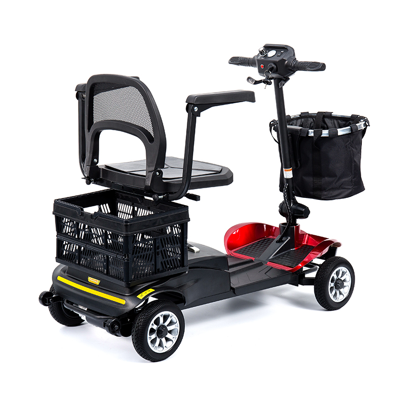 YL-02 Leichtes 4-Rad-Mobilitätsroller für Senioren mit einem 360 ° -Wremensitz