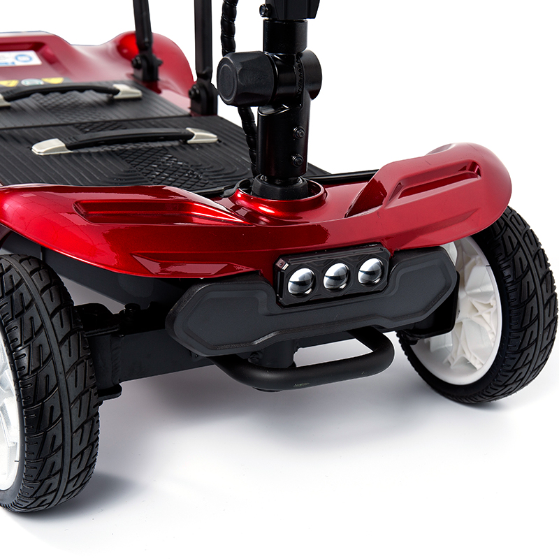 YL-985 4 Räder falten batteriebetriebener elektrischer Transportrücker klappern