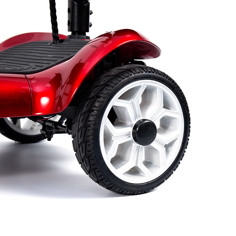 YL-985 4 Räder falten batteriebetriebener elektrischer Transportrücker klappern