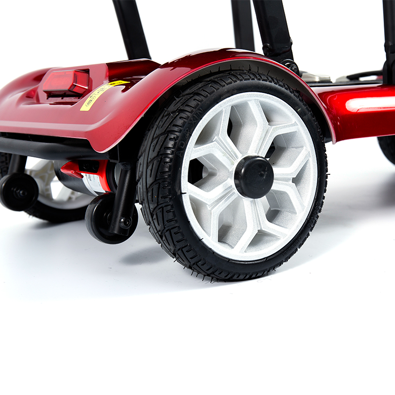YL-985 4 Räder falten batteriebetriebener elektrischer Transportrücker klappern