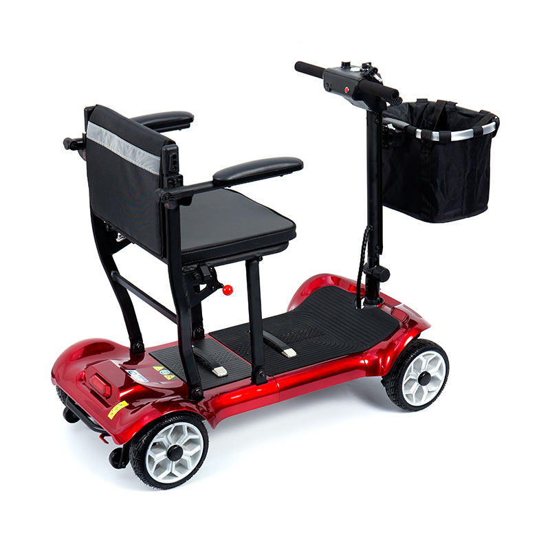 YL-985 4 Räder falten batteriebetriebener elektrischer Transportrücker klappern