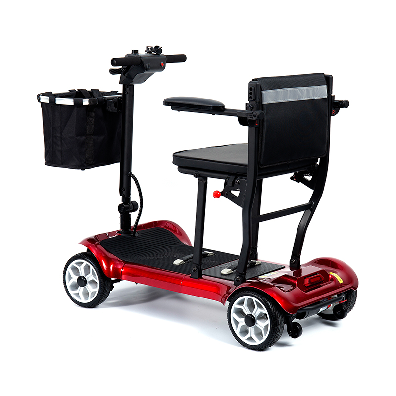YL-985 4 Räder falten batteriebetriebener elektrischer Transportrücker klappern