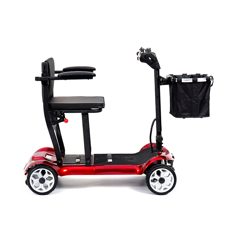 YL-985 4 Räder falten batteriebetriebener elektrischer Transportrücker klappern