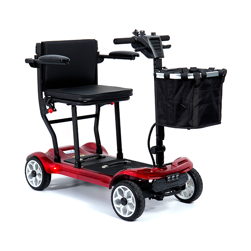 YL-985 4 Räder falten batteriebetriebener elektrischer Transportrücker klappern