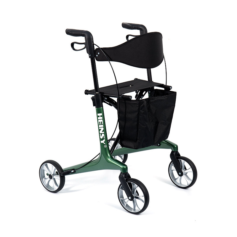 HES-R306 leichtes Rollator, faltbar, TPR-Räder, einstellbar, 150 kg Gewichtskapazität